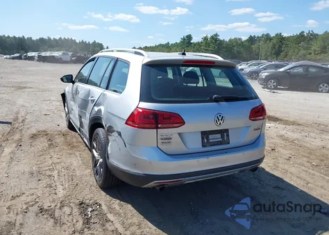 2017 Volkswagen Golf Alltrack Tsi Sel из США, поврежденный, VIN 3VWH17AU0HM506041